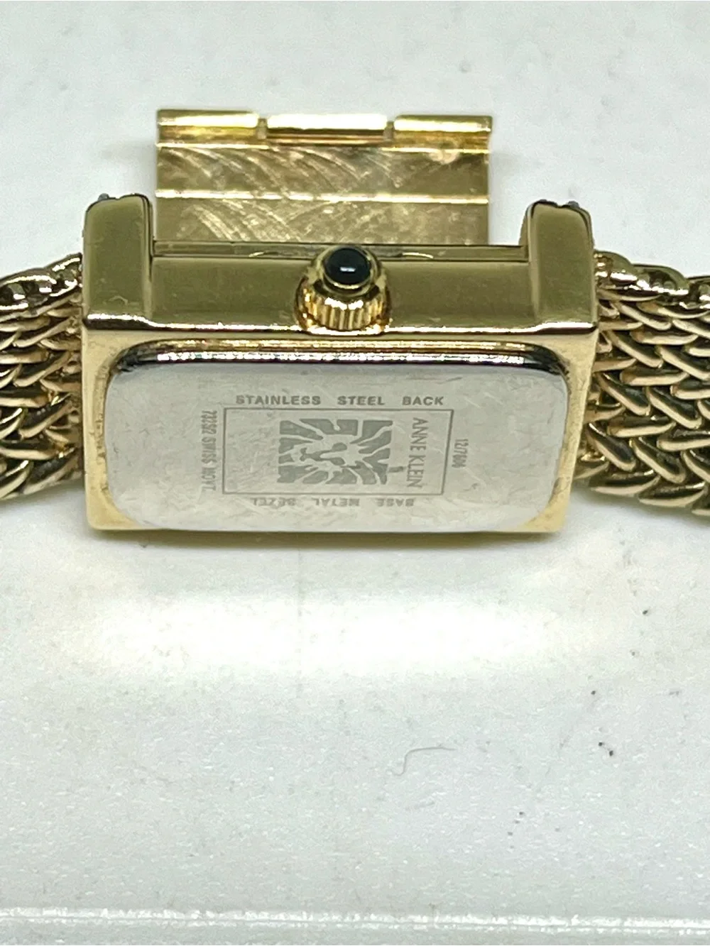 Anne Klein Diamond Swiss Hidden Bracelet Watch